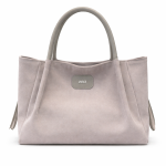 Geantă Piele Naturală Taupe Shopper