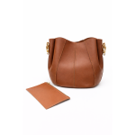 Geantă Piele Ecologică Brown Bucket
