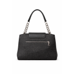 Geantă Premium Mini Woven Chain Black - imagine 3