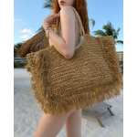 Geantă Plajă Ibiza Raffia - imagine 2