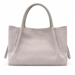 Geantă Piele Naturală Taupe Shopper - imagine 2