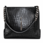 Geantă Piele Naturală Opaline Shopper, produs in Romania, negru