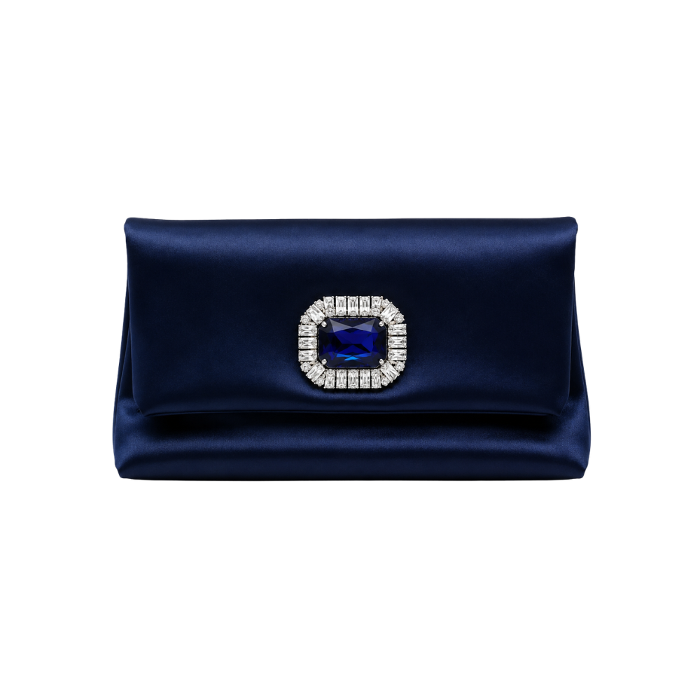 GEANTA MATERIAL TEXTIL ROYAL JEWEL SKU 30805-BL FATA GEANTA MATERIAL TEXTIL ROYAL JEWEL - imagine 1